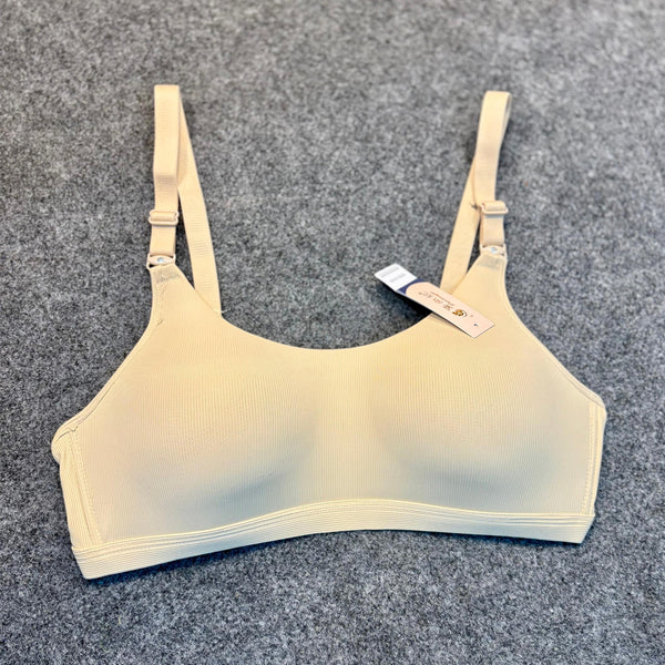White Seamless wireless bra