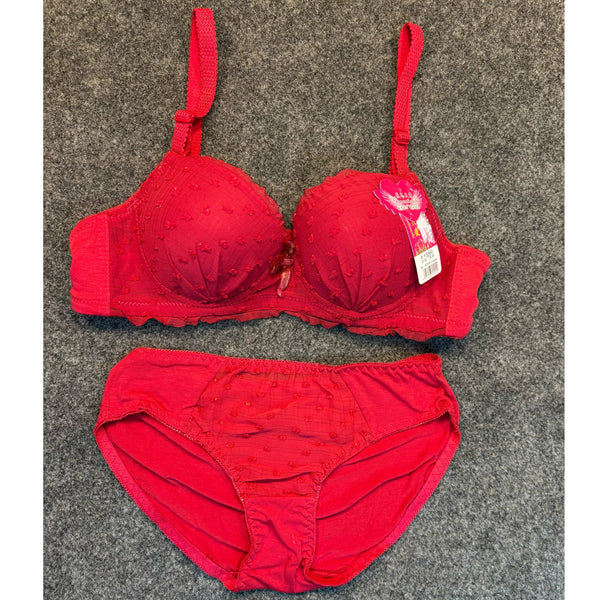 Elegance Embroidered Bra & Panty Se